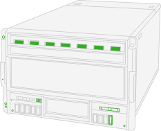 Rack integrated server infrastructure