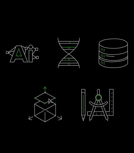 Workloads icons illustration (Light)