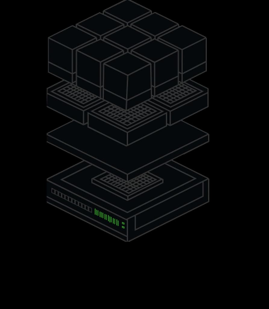 AI workstation illustration