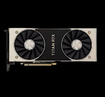 NVIDIA Titan RTX 24 GB GDDR6 - PCle 3.0 x16 - Dual Slot - Graphic Card - 900-1G150-2500-000