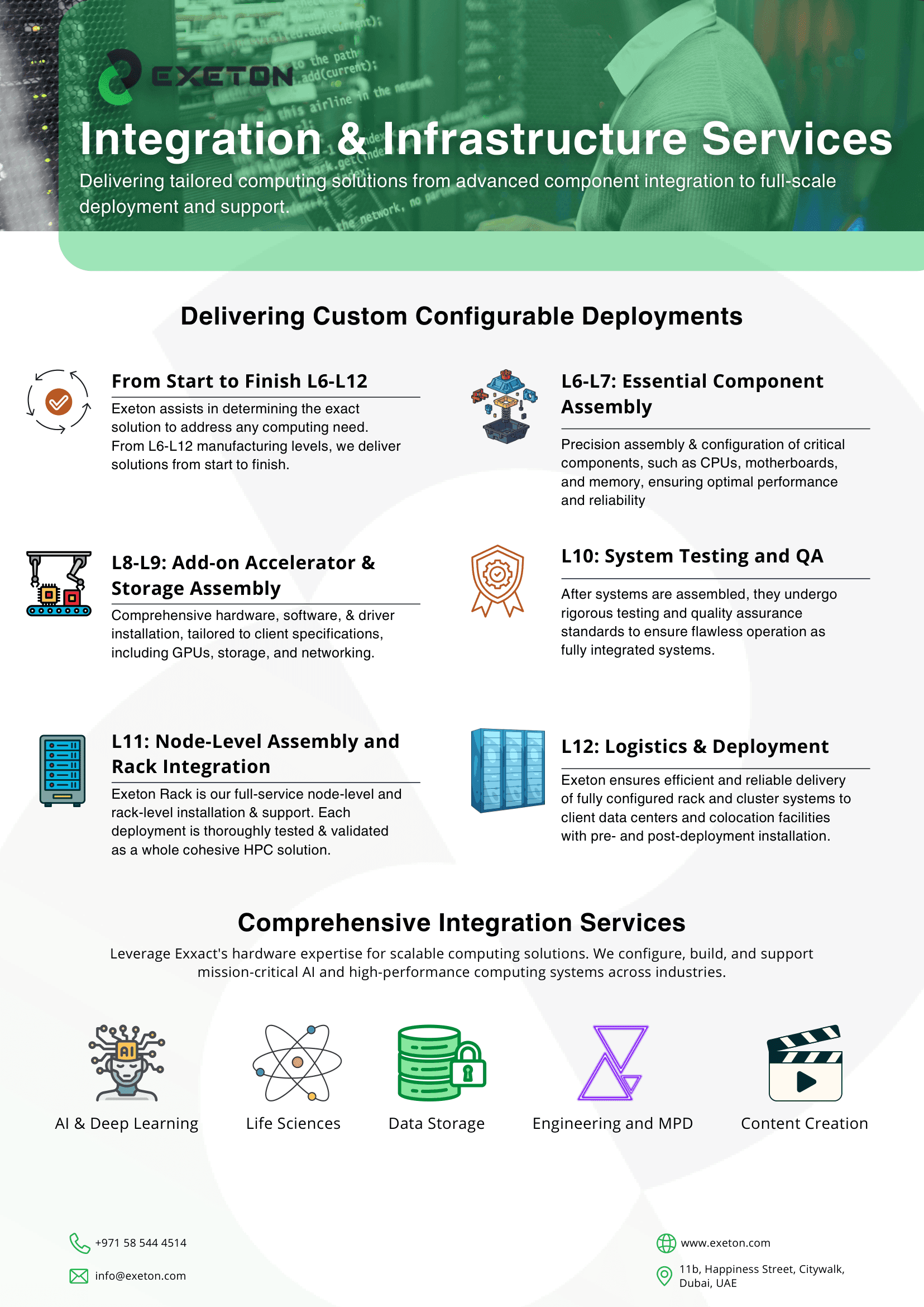 Integration and Infrastructure Flyer