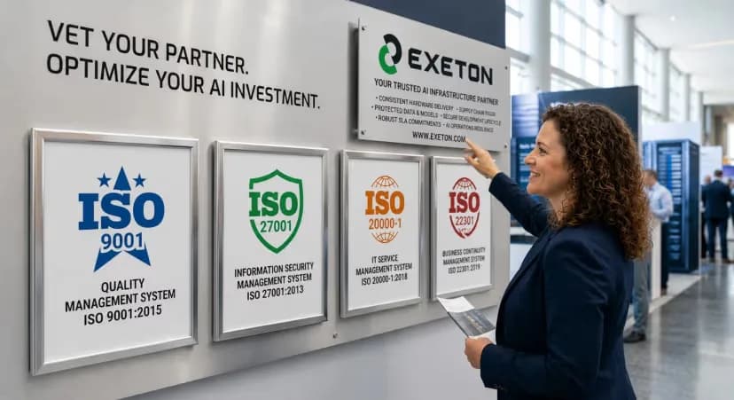 How to Choose a Trusted AI Infrastructure Partner: The Role of Quality, Security, and Business Continuity Certifications