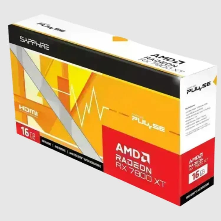 Sapphire Pulse AMD Radeon RX 7800 XT Gaming Graphics Card with 16GB GDDR6 | 11330-02-20G