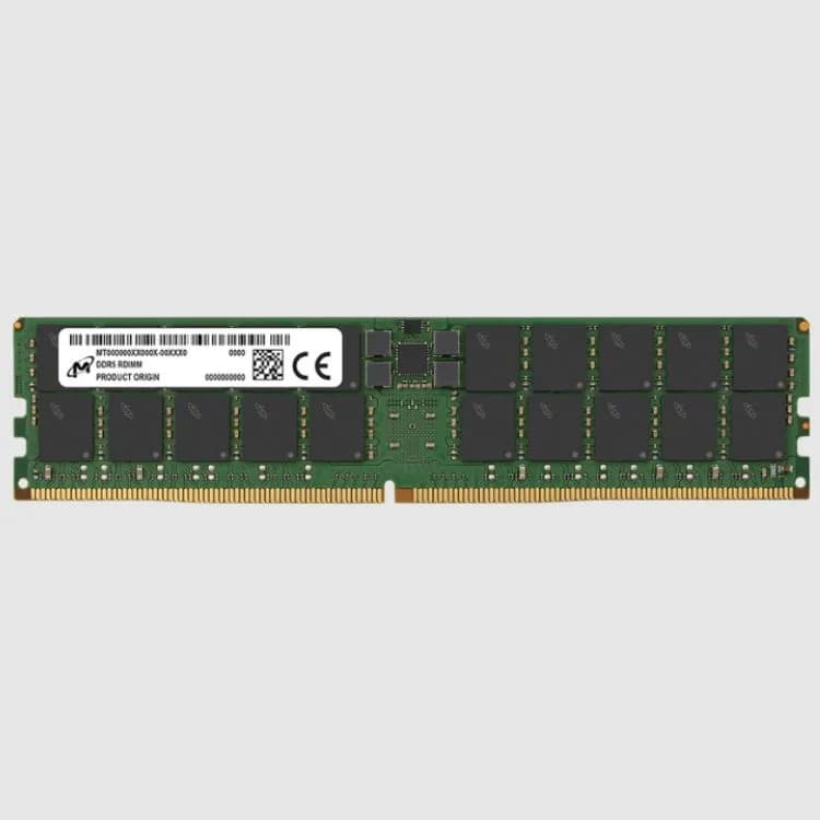 Micron 64GB DDR5-6400 RDIMM 2Rx4 CL52 Memory Module