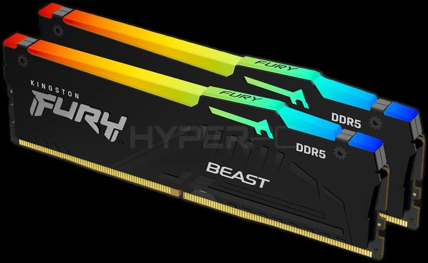 Kingston FURY Beast RGB 16GB (2x8GB) DDR5 5600MHz