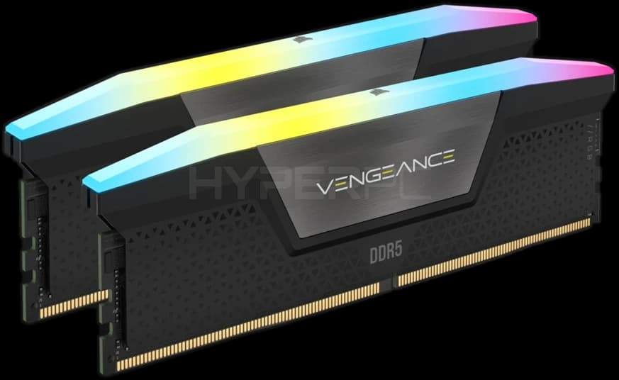 Corsair Vengeance RGB 64GB (2x32GB) DDR5 6000MHz Desktop Memory