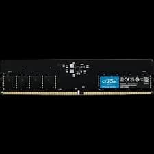 Crucial CT16G48C40U5 16 GB DDR5-4800 Memory - 4800 MT/s - DIMM - Non-ECC - Unbuffered - 1.10 V