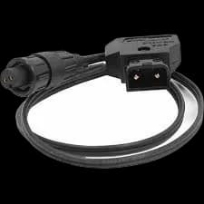 AJA PTAP-CBL 18" DC cable, P-TAP Connector to AJA D5/10-PC Connector