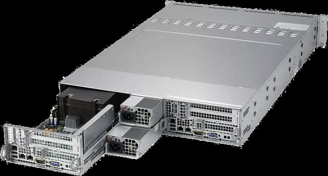 Supermicro SYS-6028TR-DTR 2U Rack Barebone - Intel C612 Chipset - 2X Nodes - 2X Socket LGA 2011-v3