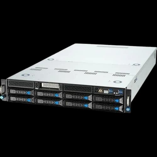 ASUS ESC4000A-E11-22WGP Barebone - 2U - 1x AMD EPYC 7003/7002 - 8x DDR4 - 8x GPU - 4x 3.5" NVMe/4x SATA - 2x 1GbE - 2200 W