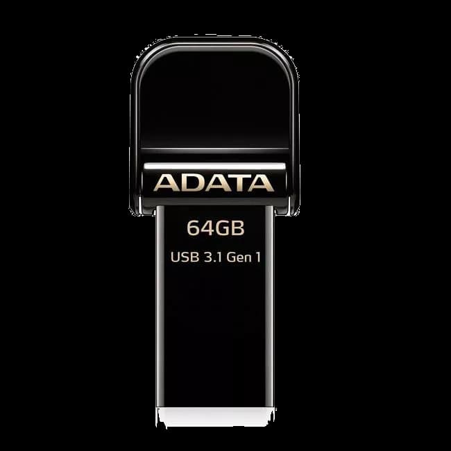 ADATA AAI920-64G-CBK AI920 64 GB Flash Drive - Black