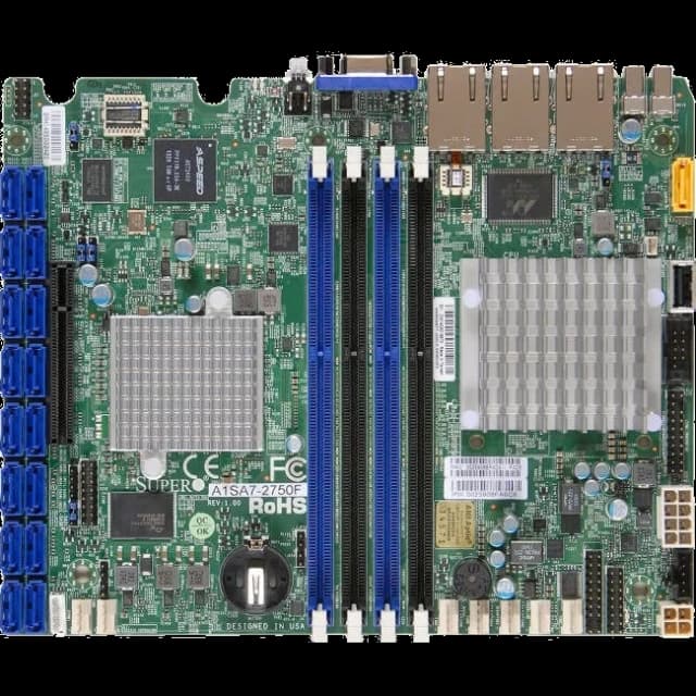 Supermicro MBD-A1SA7-2750F-O Server Motherboard - Socket BGA-1283 - Intel 4x DDR3 - Proprietary Form Factor
