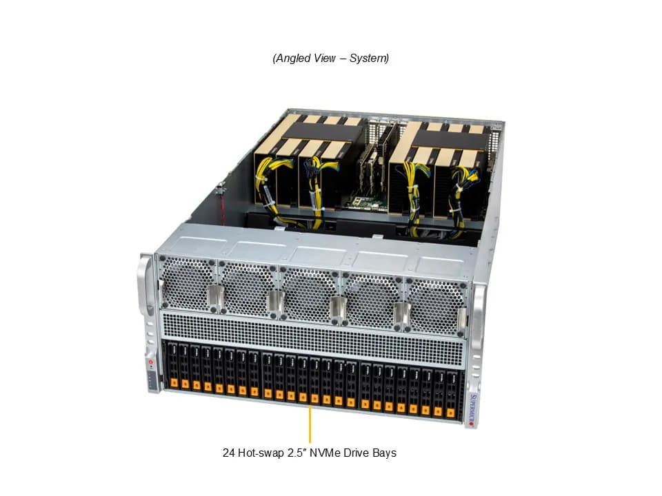 Supermicro SuperServer SYS-522GA-NRT (RTX PRO 6000/L40s System) view 2