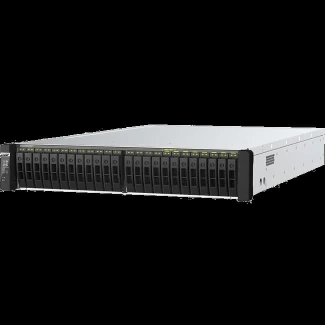 QNAP TDS-H2489FU-R2-4309Y-64G 2U Rackmount Flash SAN/NAS - 2x Xeon Silver 4309Y - 16x 2.5 U.2 PCIe NVMe - 8x 2.5 U.2 PCIe NVMe/SATA - 2x M.2 - 2x 25GbE