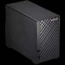 ASUSTOR AS1102T 2 Bay NAS Drivestor 2 - Quad-Core - 2.5GbE - 1GB DDR4