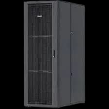 Panduit S8212BA Net-Access S Rack Cabinet - 42U Wide for LAN Switch, Patch Panel - Black - Steel
