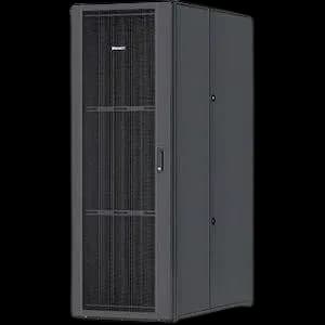 Panduit S8812BA Net-Access S Rack Cabinet - 48U Wide for LAN Switch, Patch Panel - Black