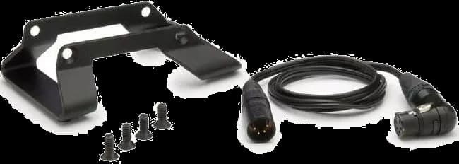 AJA KI-MINISTAND-R0 Desk Stand for Ki Pro Mini Includes Right Angle 4-pin XLR Cable